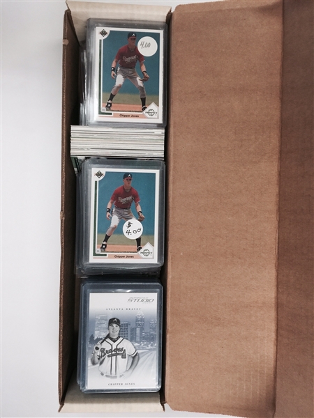 100+ Chipper Jones Including 62 Rookie Cards